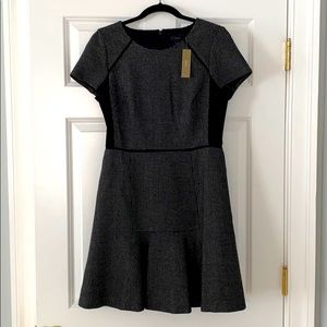 JCrew shortsleeve NWT zip back dress